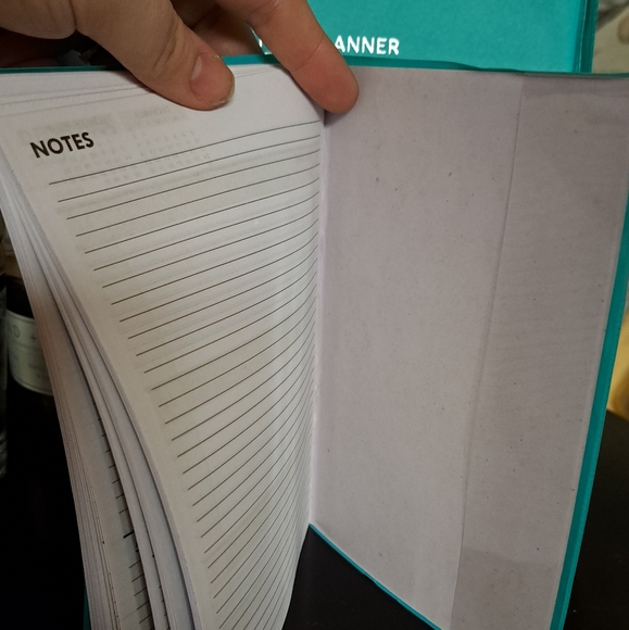 New 2pc aqua turquoise planner / journal set 2023 weekly & monthly - Picture 10 of 11